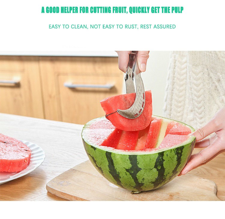 410 Stainless Steel Watermelon Artifact Slicing Knife Knife Corer Fruit And Vegetable Tools kitchen Accessories Gadgets
