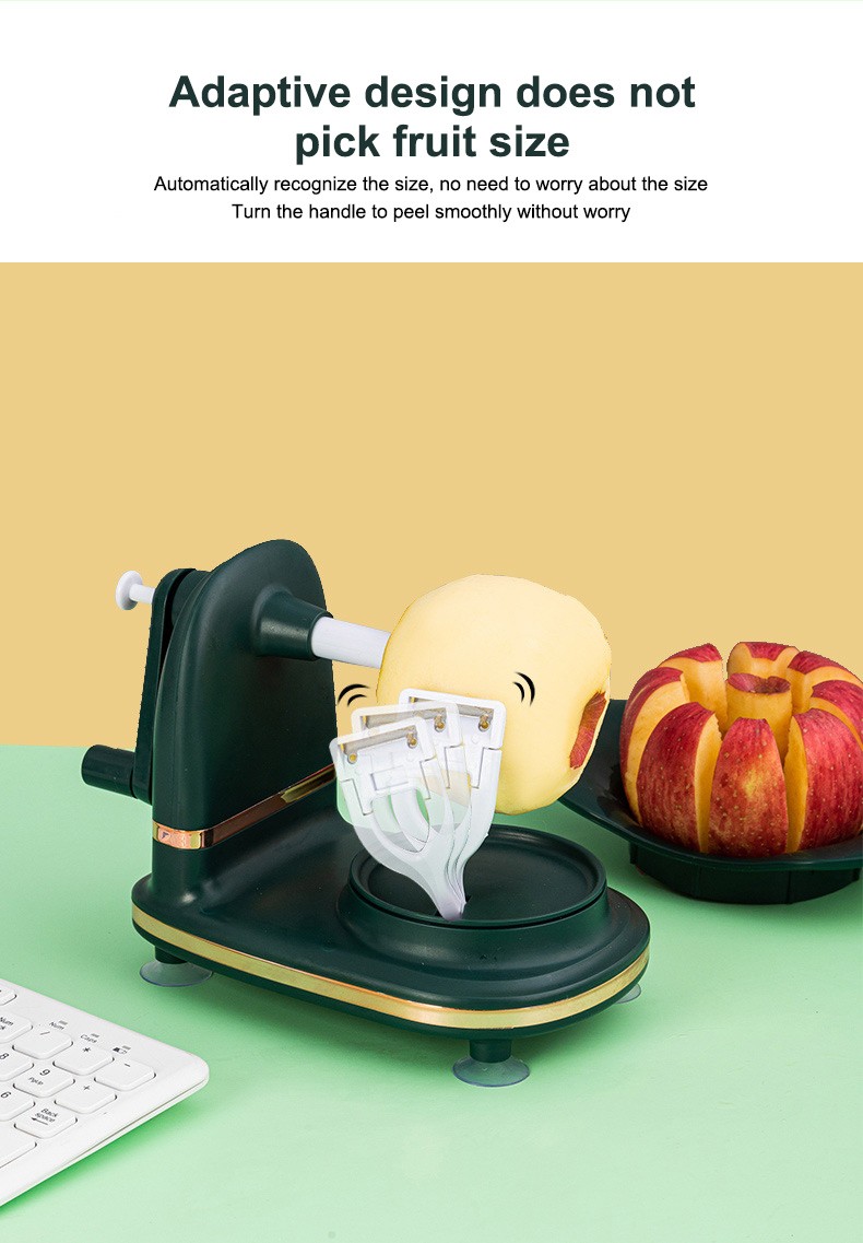 Slicing Fruit Apple Machine Peeler Slicer Cutter Bar Home Hand-Cranked Clipping Fruit Peeler Kitchen Apple Slicer Corer Cutter